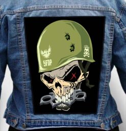 FIVE FINGER DEATH PUNCH 1 - Photo Quality Printed Back Patch