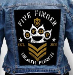 FIVE FINGER DEATH PUNCH 2 - Photo Quality Printed Back Patch