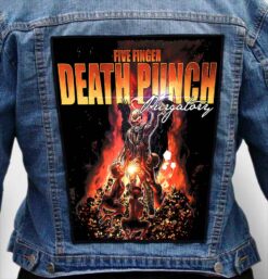 FIVE FINGER DEATH PUNCH 5 - Photo Quality Printed Back Patch