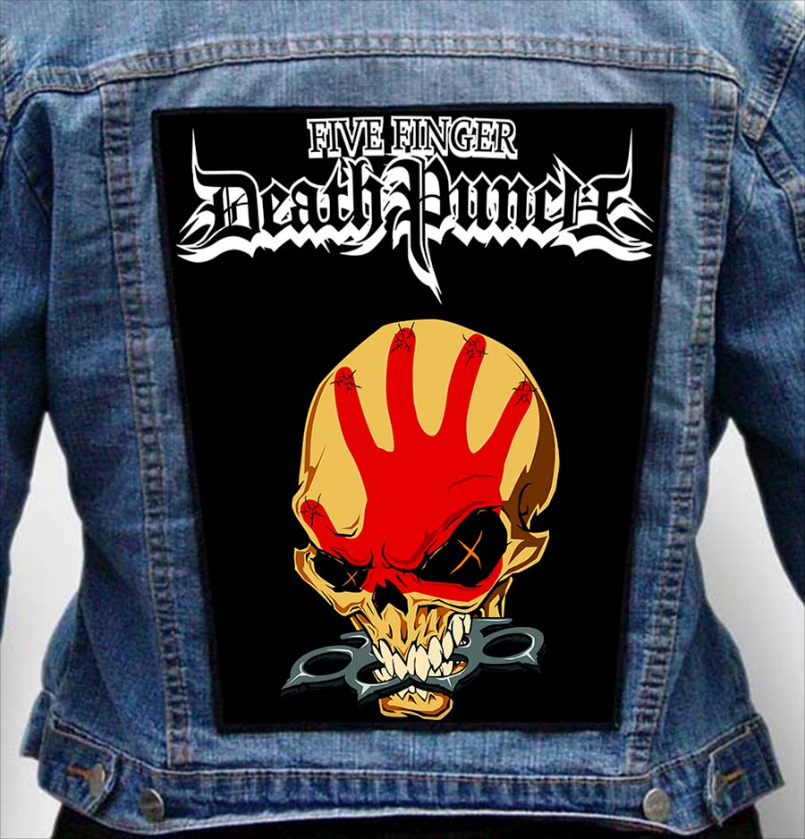 FIVE FINGER DEATH PUNCH 7 - Photo Quality Printed Back Patch
