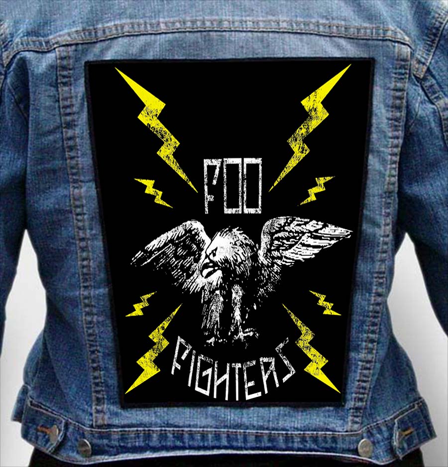 FOO FIGHTERS 3 - Photo Quality Printed Back Patch