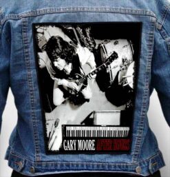 GARY MOORE 1 - Photo Quality Printed Back Patch