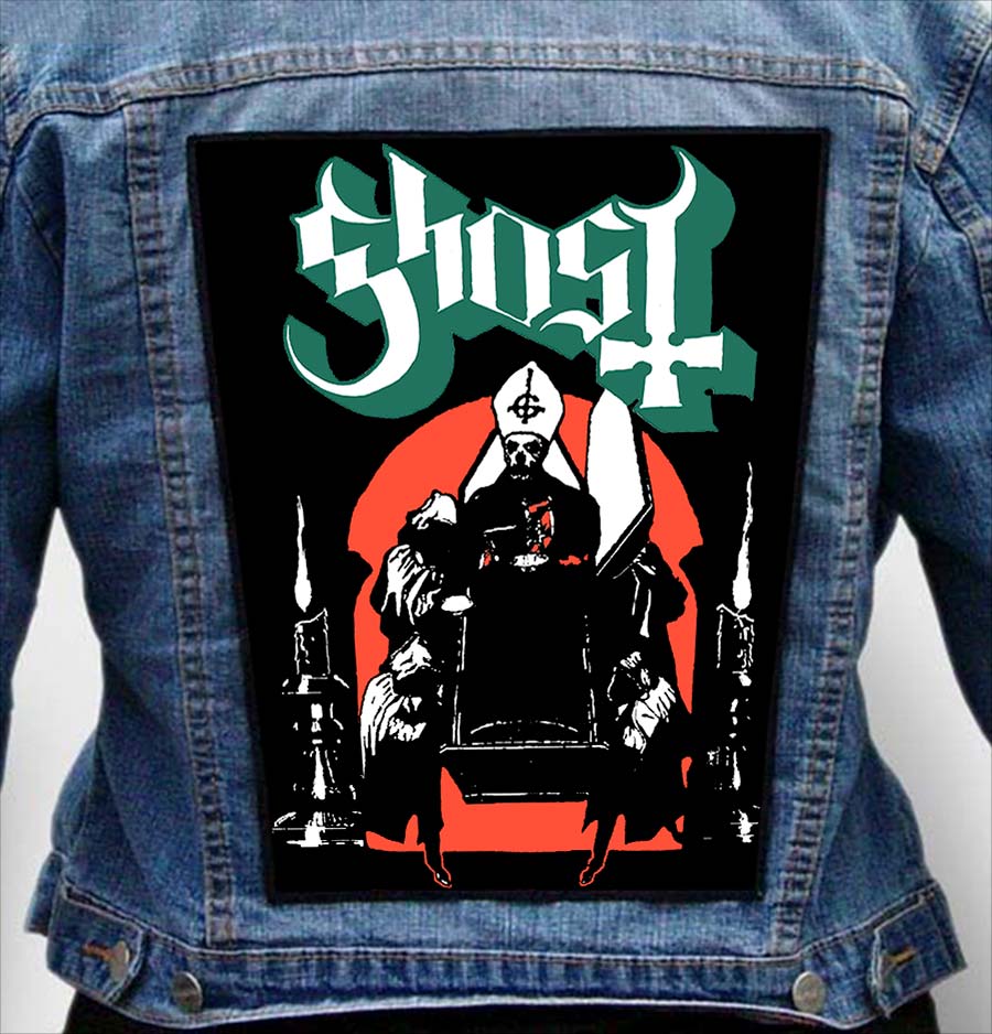 GHOST 8 - Photo Quality Printed Back Patch