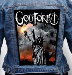 GOD FORBID 1 - Photo Quality Printed Back Patch