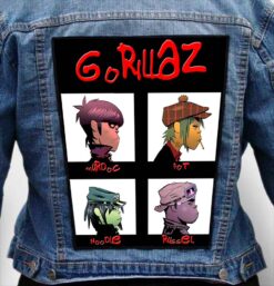 GORILAZZ 3 - Photo Quality Printed Back Patch