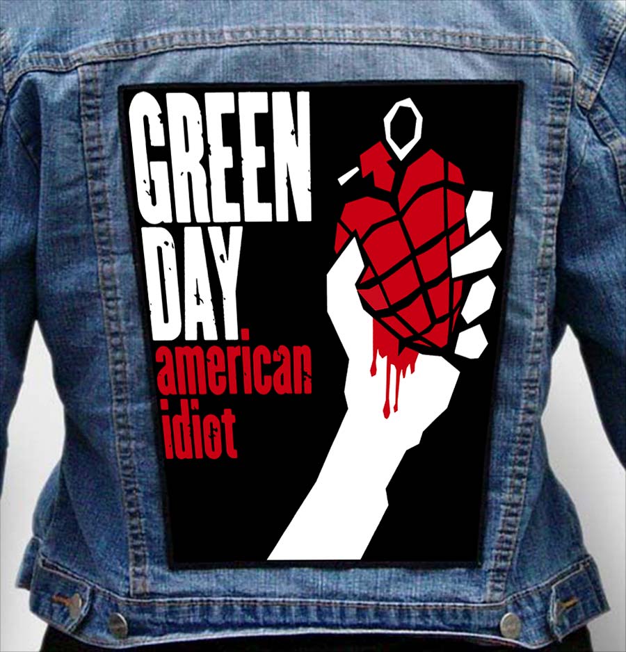 GREEN DAY 3 - Photo Quality Printed Back Patch