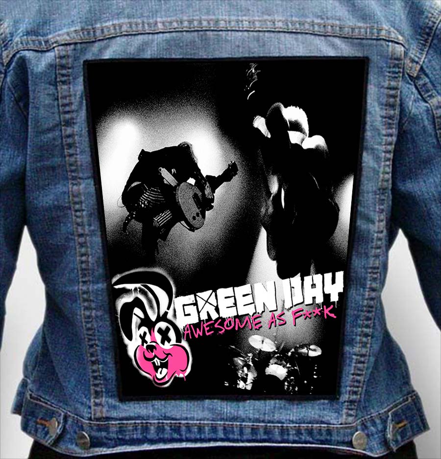 GREEN DAY 9 - Photo Quality Printed Back Patch