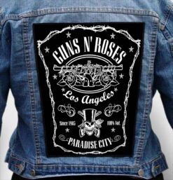 Guns N Roses 17 - Photo Quality Printed Back Patch
