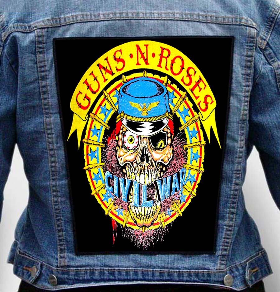 Guns N Roses 22 - Photo Quality Printed Back Patch