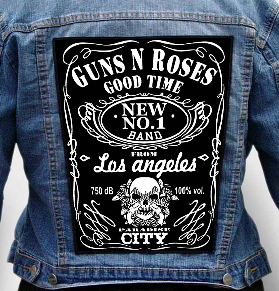 Guns N Roses 9 - Photo Quality Printed Back Patch
