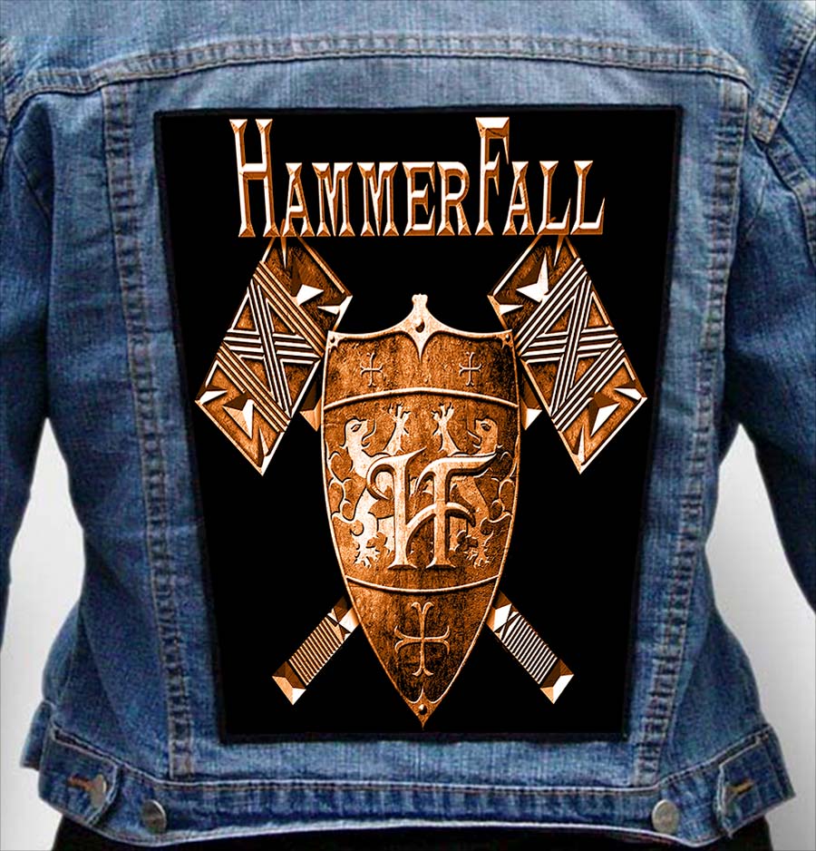 HAMMERFALL 10 - Photo Quality Printed Back Patch