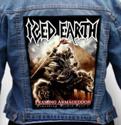 ICED EARTH 1 - Photo Quality Printed Back Patch
