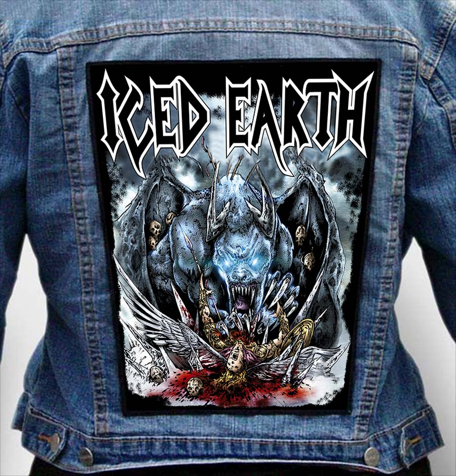ICED EARTH 6 - Photo Quality Printed Back Patch