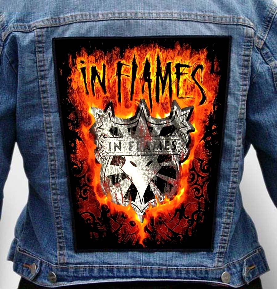 In Flames 23 - Photo Quality Printed Back Patch