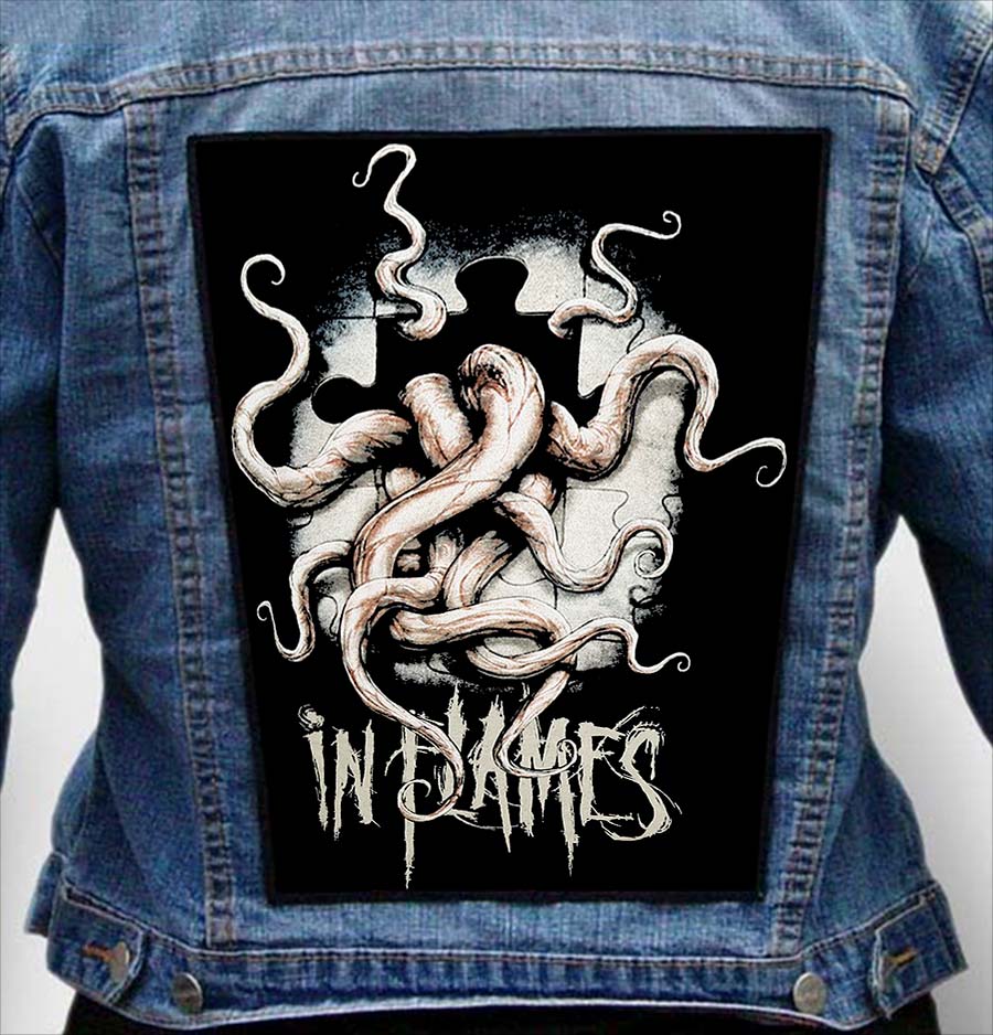 In Flames 25 - Photo Quality Printed Back Patch