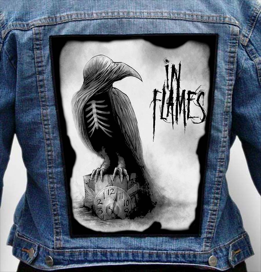 In Flames 27 - Photo Quality Printed Back Patch