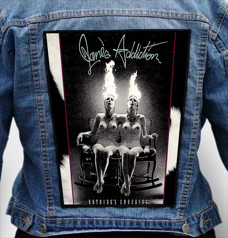 JANES ADDICTION 1 - Photo Quality Printed Back Patch