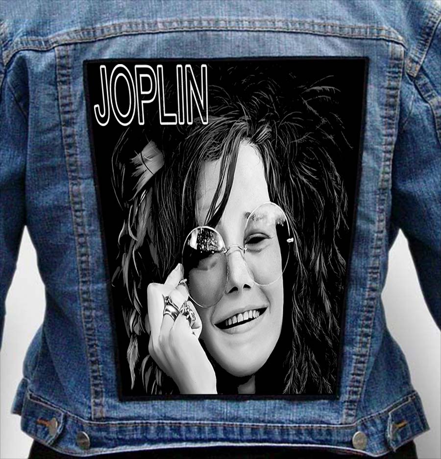 JANIS JOPLIN 2 - Photo Quality Printed Back Patch