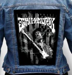 JIMI HENDRIX 2 - Photo Quality Printed Back Patch