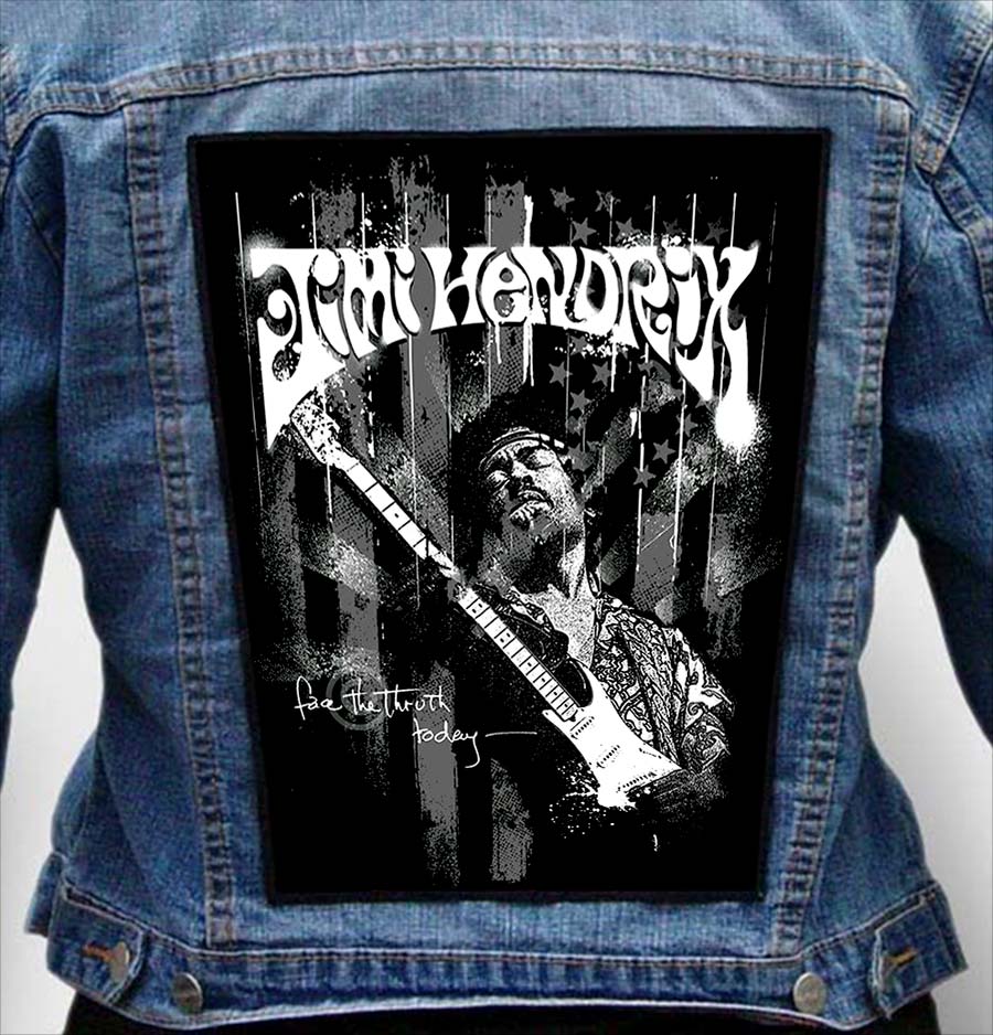 JIMI HENDRIX 2 - Photo Quality Printed Back Patch