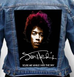 JIMI HENDRIX 4 - Photo Quality Printed Back Patch