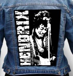 JIMI HENDRIX 7 - Photo Quality Printed Back Patch