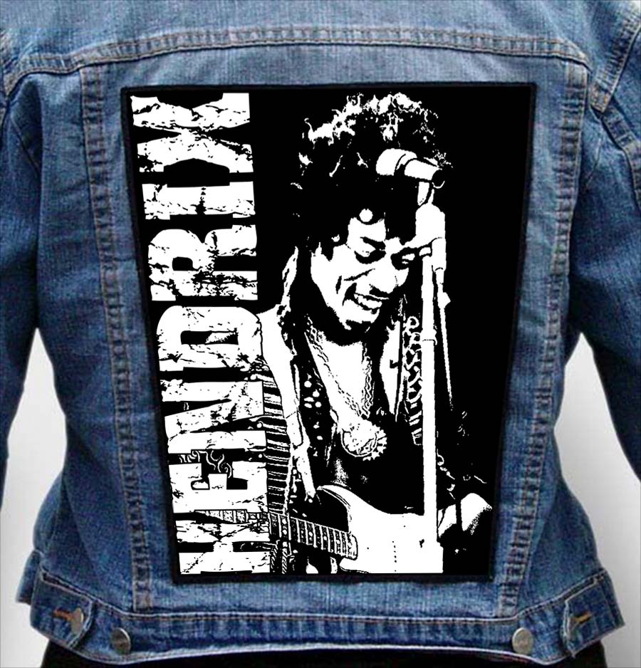 JIMI HENDRIX 7 - Photo Quality Printed Back Patch