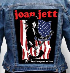 JOAN JETT 1 - Photo Quality Printed Back Patch