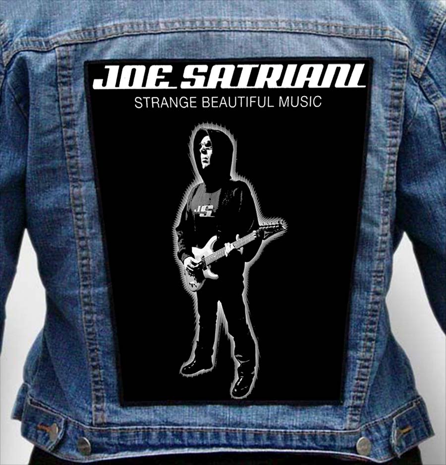 JOE SATRIANI 1 - Photo Quality Printed Back Patch