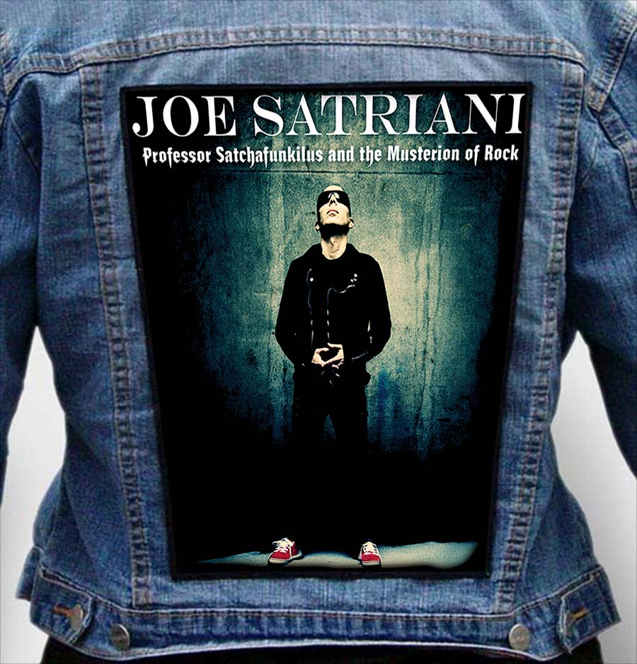 JOE SATRIANI 4 - Photo Quality Printed Back Patch