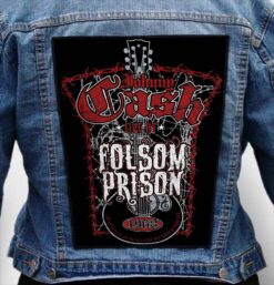 JOHNNY CASH 2 - Photo Quality Printed Back Patch