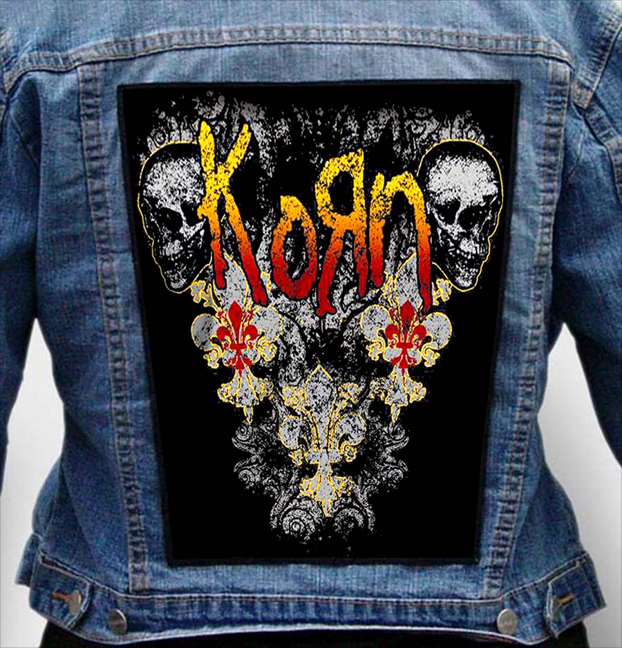 KORN 6 - Photo Quality Printed Back Patch