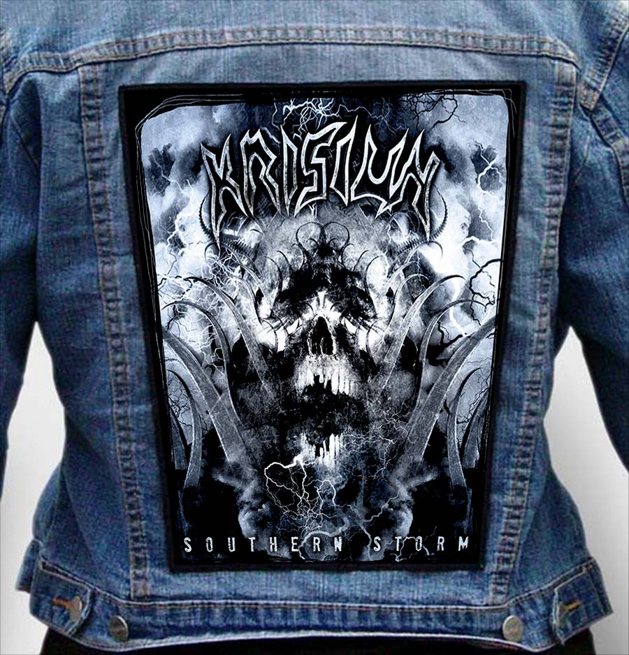 KRISIUN 4 - Photo Quality Printed Back Patch