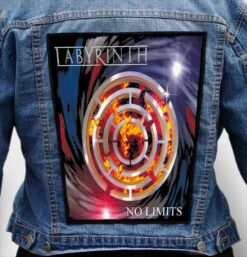 LABYRINTH 1 - Photo Quality Printed Back Patch