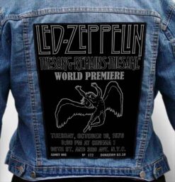 Led Zeppelin 15 - Photo Quality Printed Back Patch
