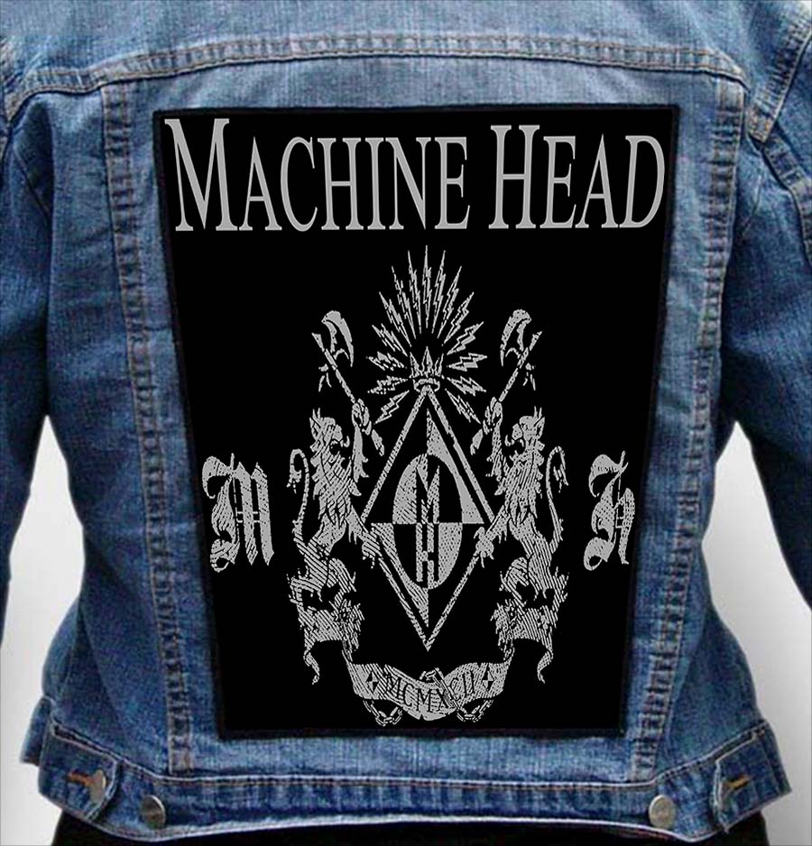 MACHINE HEAD 1 - Photo Quality Printed Back Patch