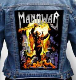 MANOWAR 2 - Photo Quality Printed Back Patch