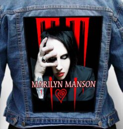 MARILYN MANSON 5 - Photo Quality Printed Back Patch