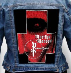 MARILYN MANSON 6 - Photo Quality Printed Back Patch