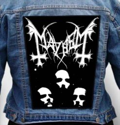 MAYHEM 3 - Photo Quality Printed Back Patch