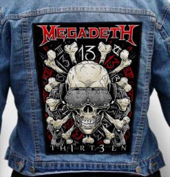 MEGADETH 1 - Photo Quality Printed Back Patch