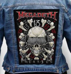 MEGADETH 10 - Photo Quality Printed Back Patch