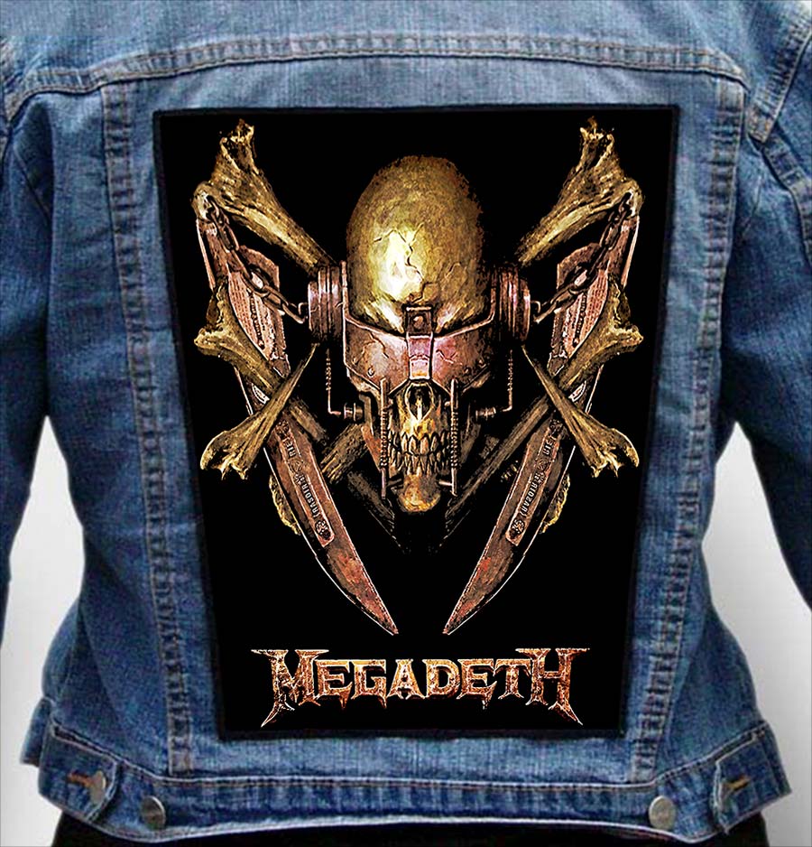 MEGADETH 15 - Photo Quality Printed Back Patch