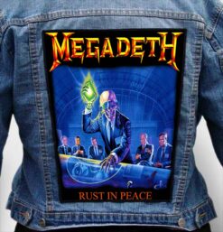 MEGADETH 17 - Photo Quality Printed Back Patch