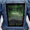 MEGADETH 21 - Photo Quality Printed Back Patch