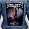 MEGADETH 3 - Photo Quality Printed Back Patch