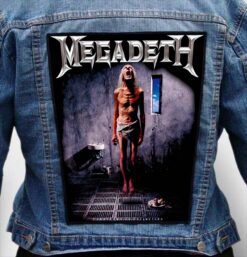 MEGADETH 3 - Photo Quality Printed Back Patch