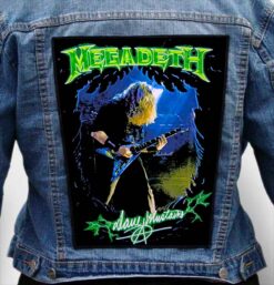 MEGADETH 6 - Photo Quality Printed Back Patch