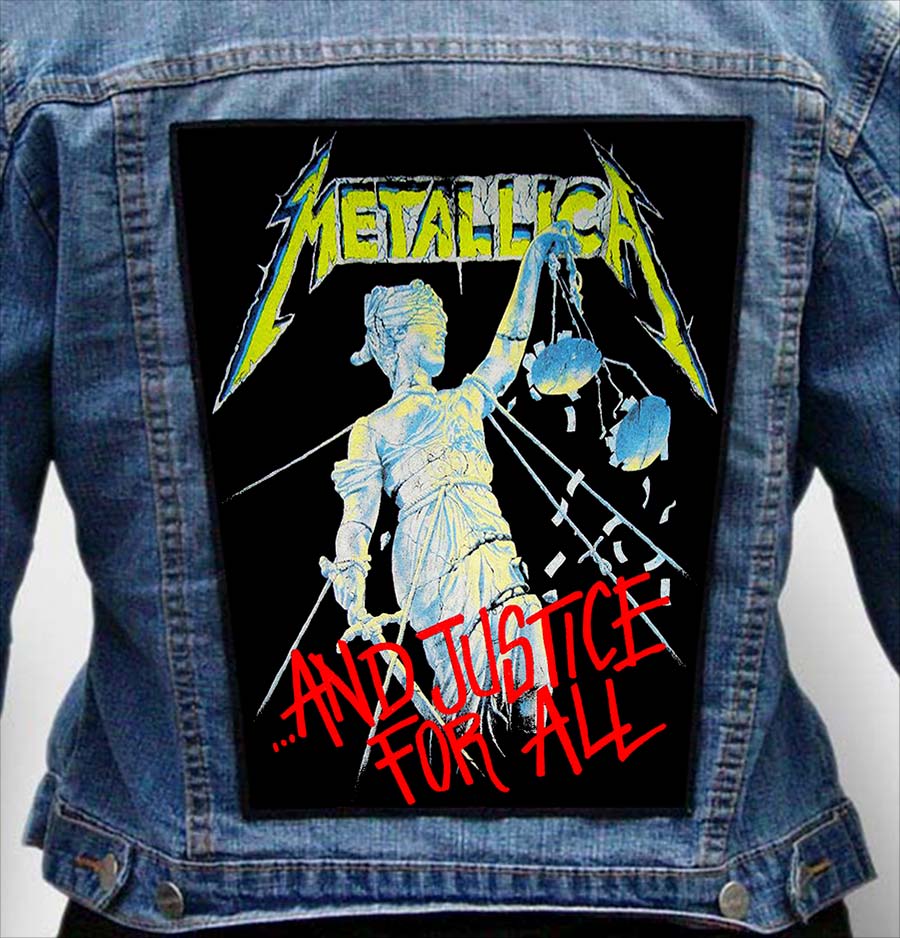 METALLICA 1 - Photo Quality Printed Back Patch