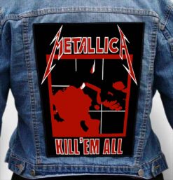 METALLICA 39 - Photo Quality Printed Back Patch